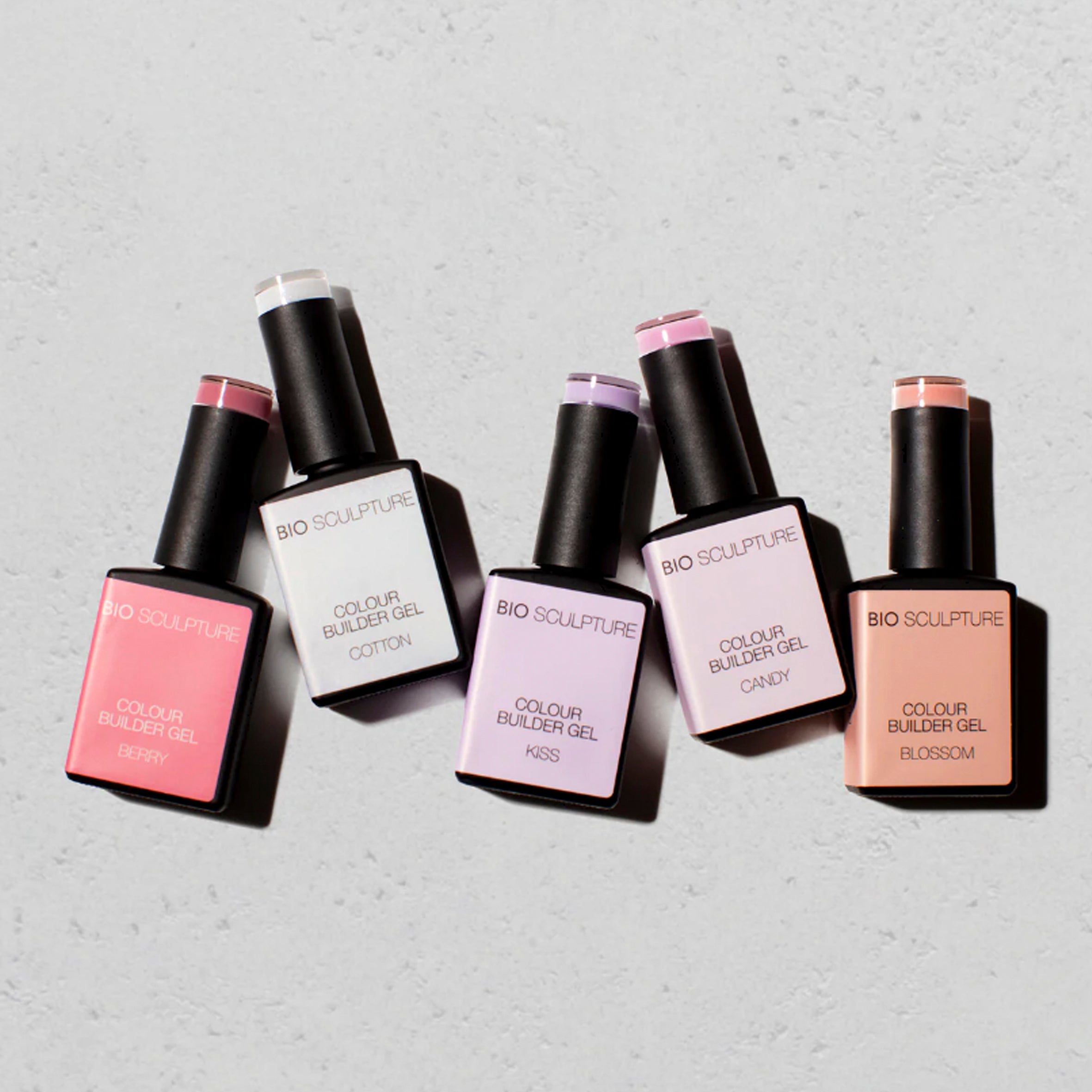 COLOUR BUILDER GEL - ARABESQUE: 5 COLOURS