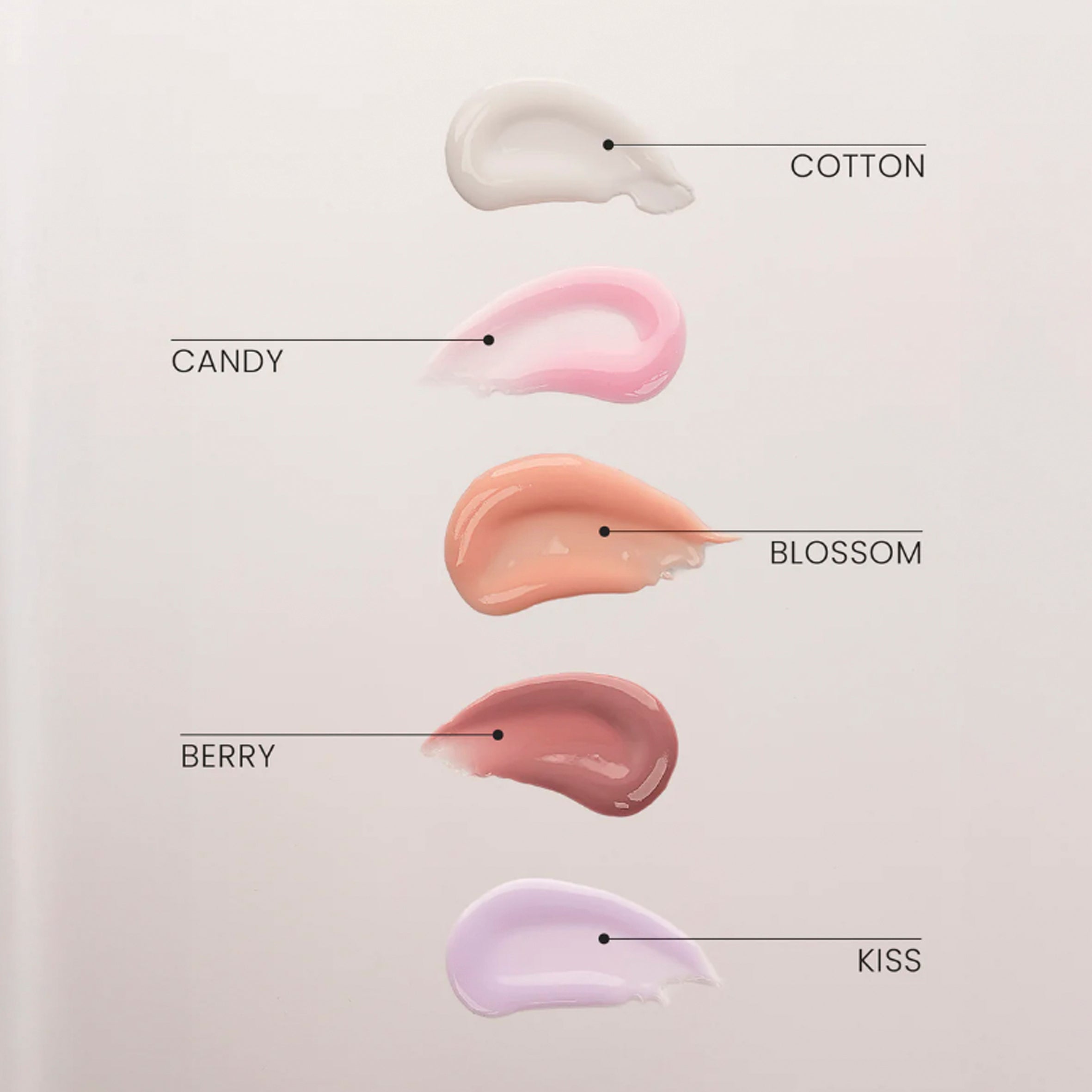 COLOUR BUILDER GEL - ARABESQUE: 5 COLOURS
