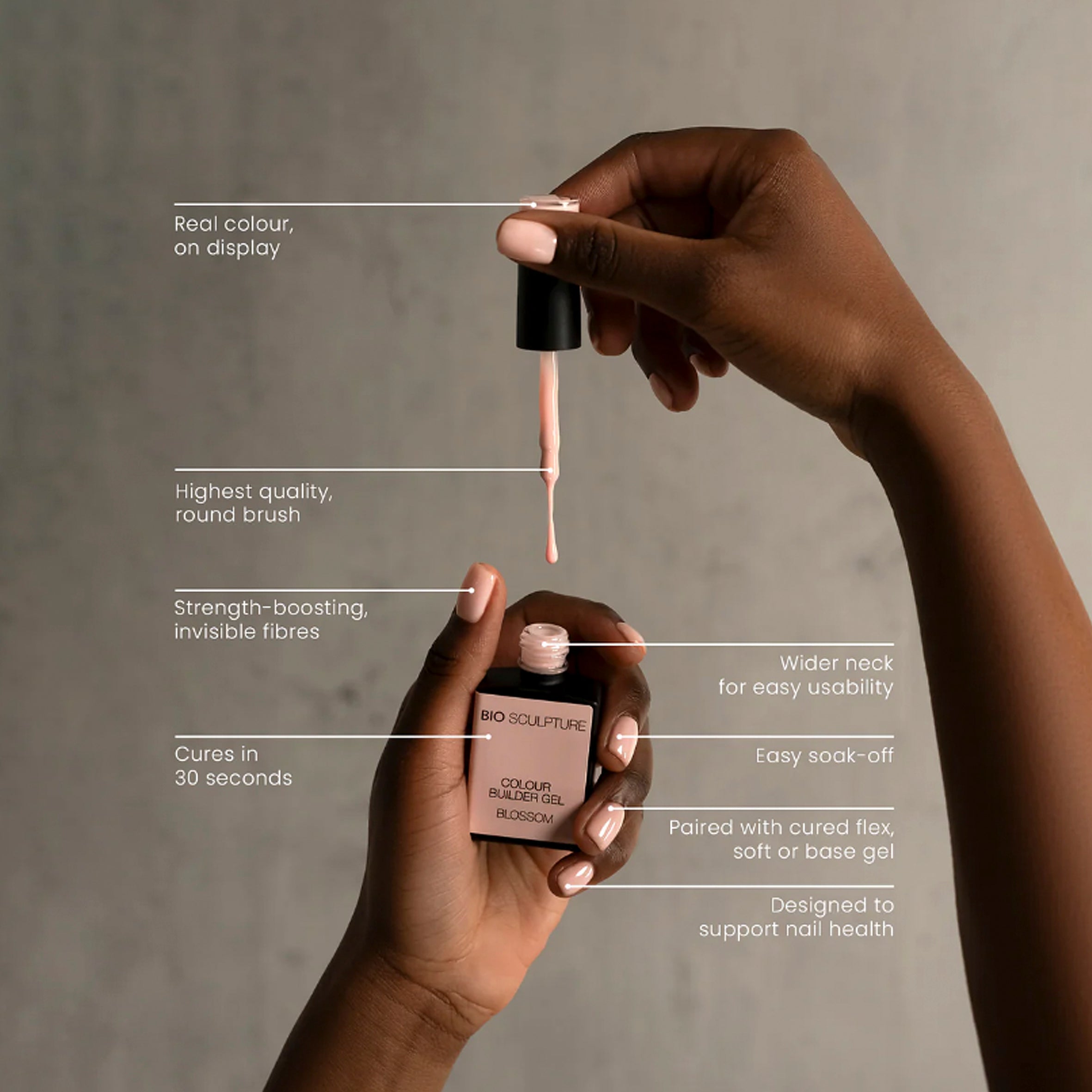 COLOUR BUILDER GEL - ARABESQUE: 5 COLOURS