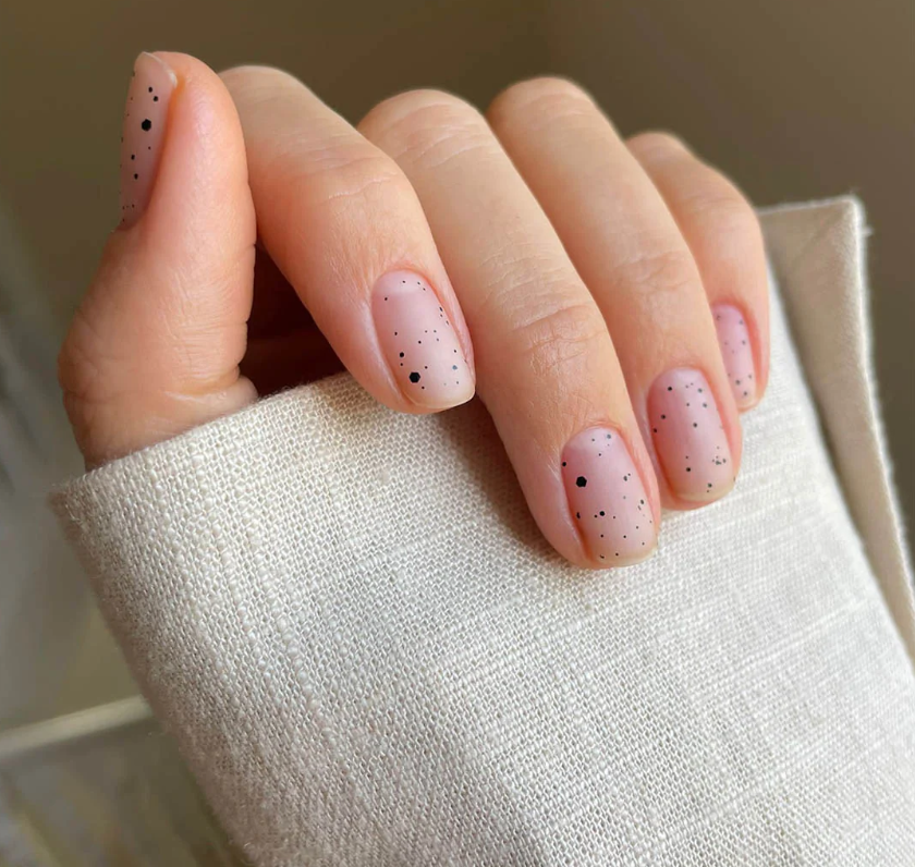 SPECKLED BLACK MATTE TOP COAT  ( NON-WIPE ) - EVO