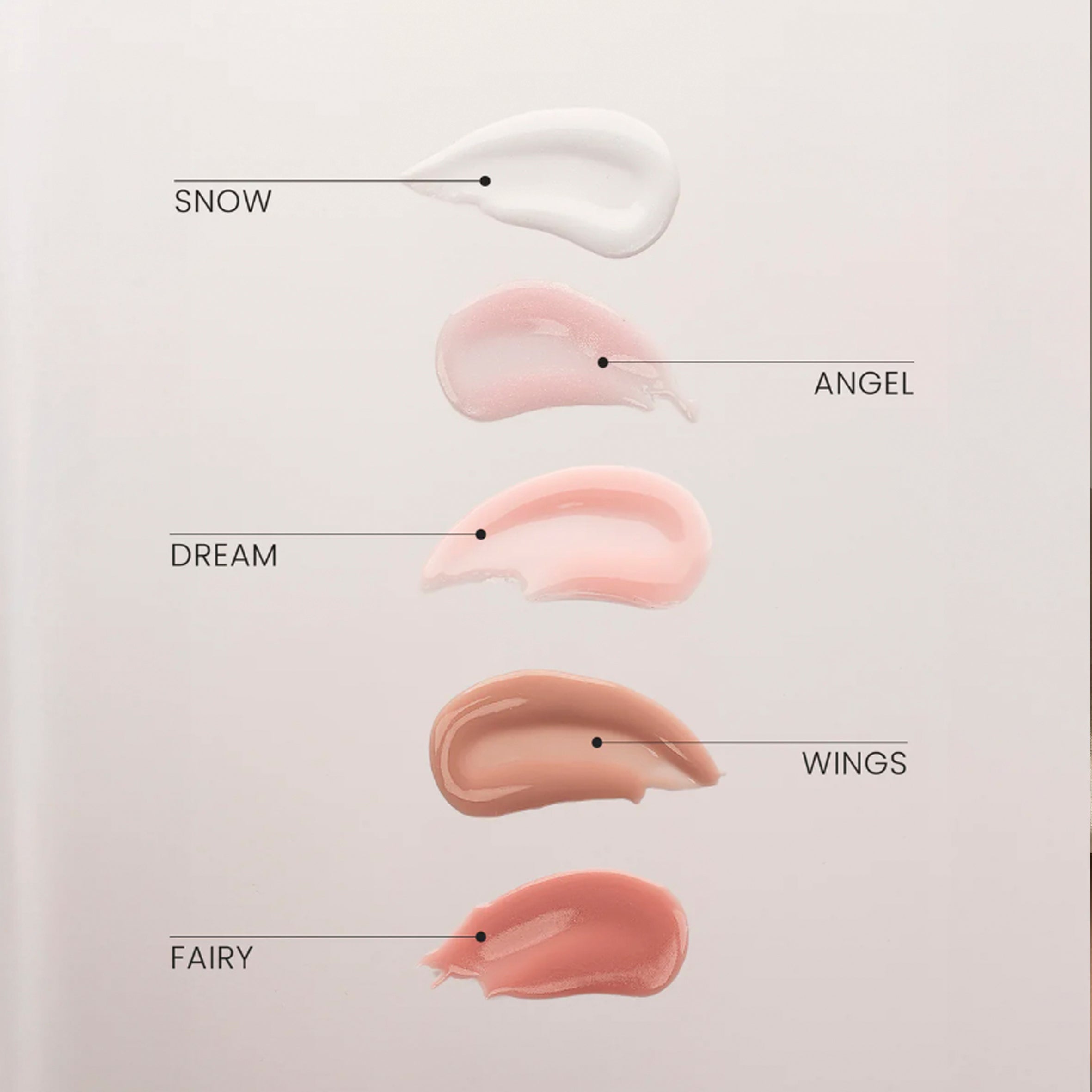 COLOUR BUILDER GEL - PIROUETTE: 5 COLOURS  Pirouette